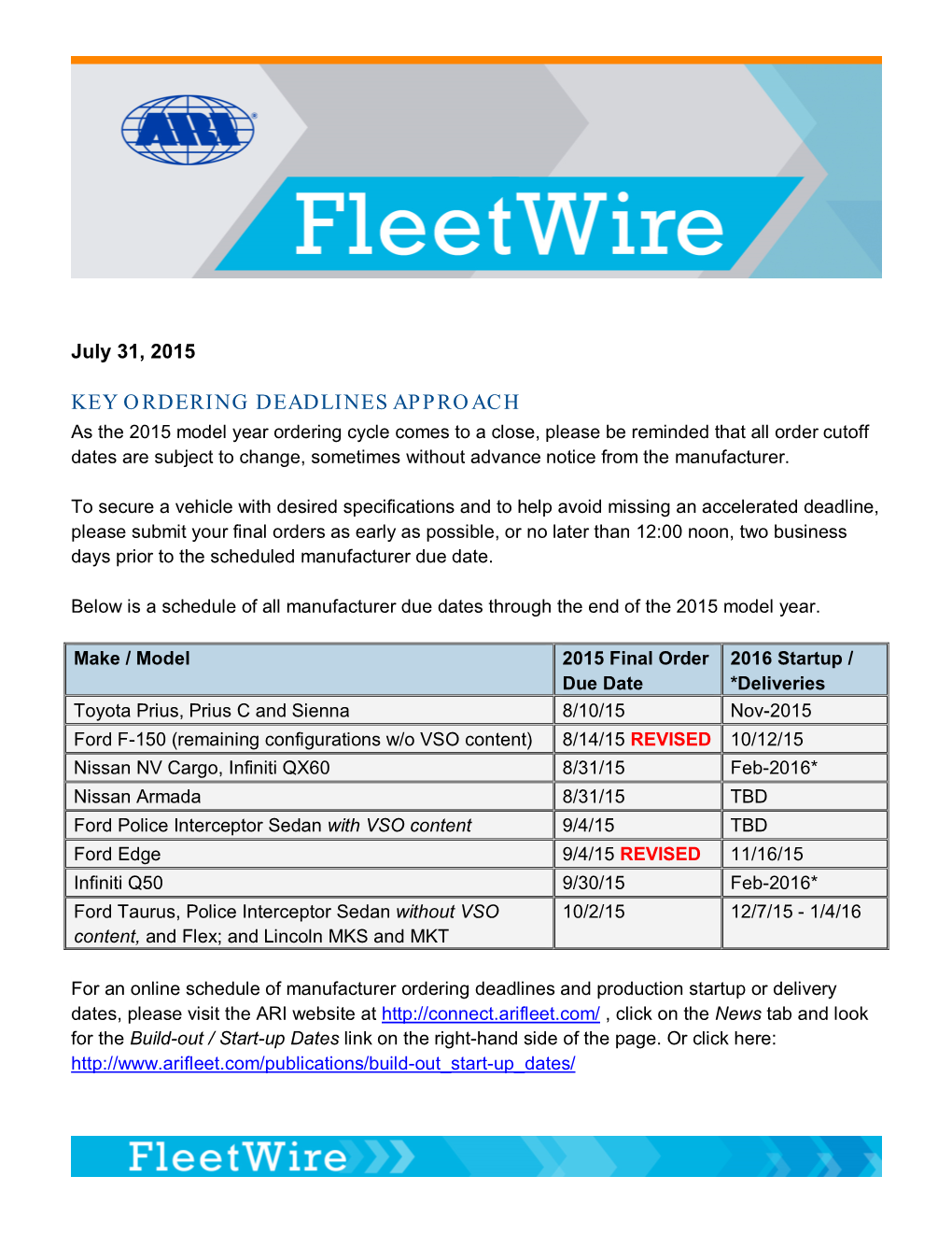 Key Ordering Deadlines Approach