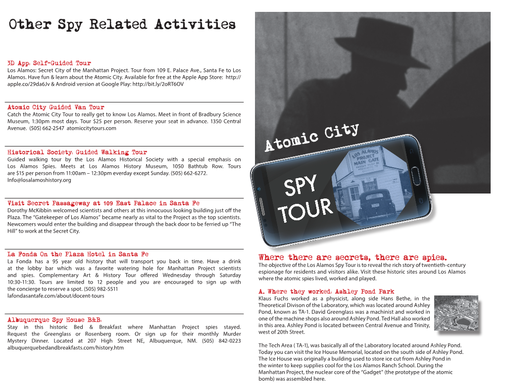 Atomic City Spy Tour