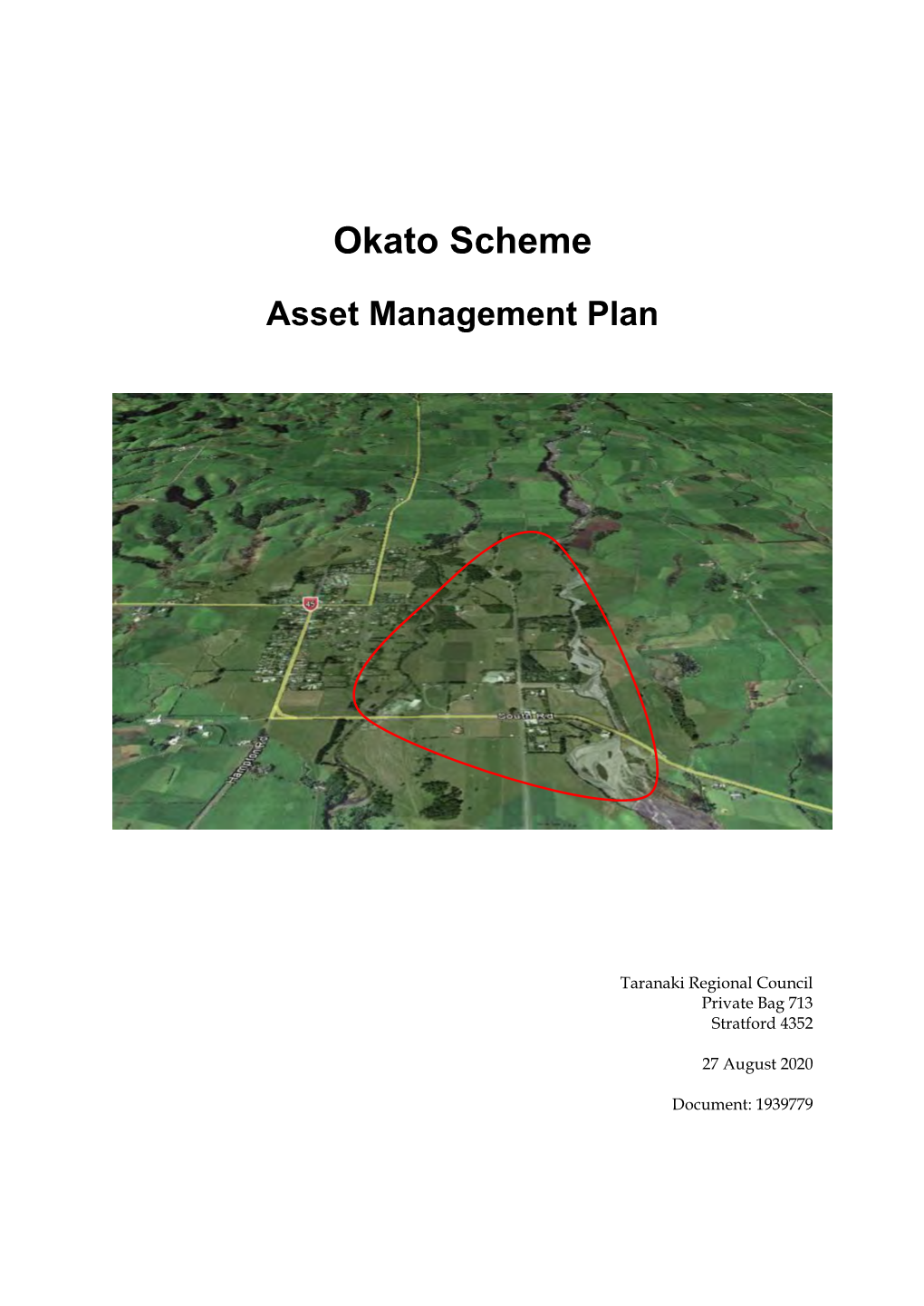 Ōkato Scheme Asset Management Plan
