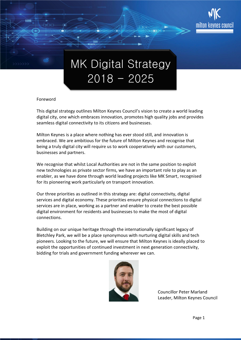 MK Digital Strategy 2018