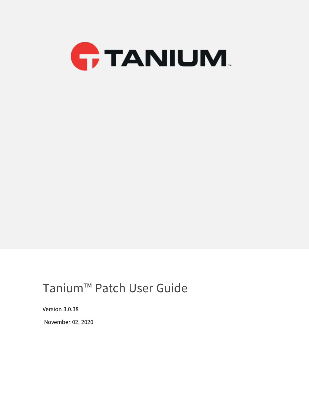 Tanium Patch User Guide