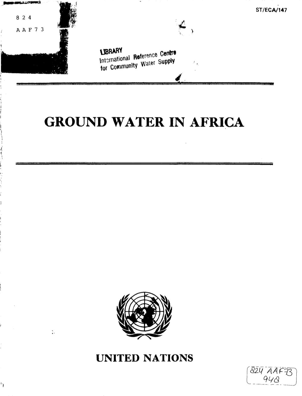 Ground Water in Africa