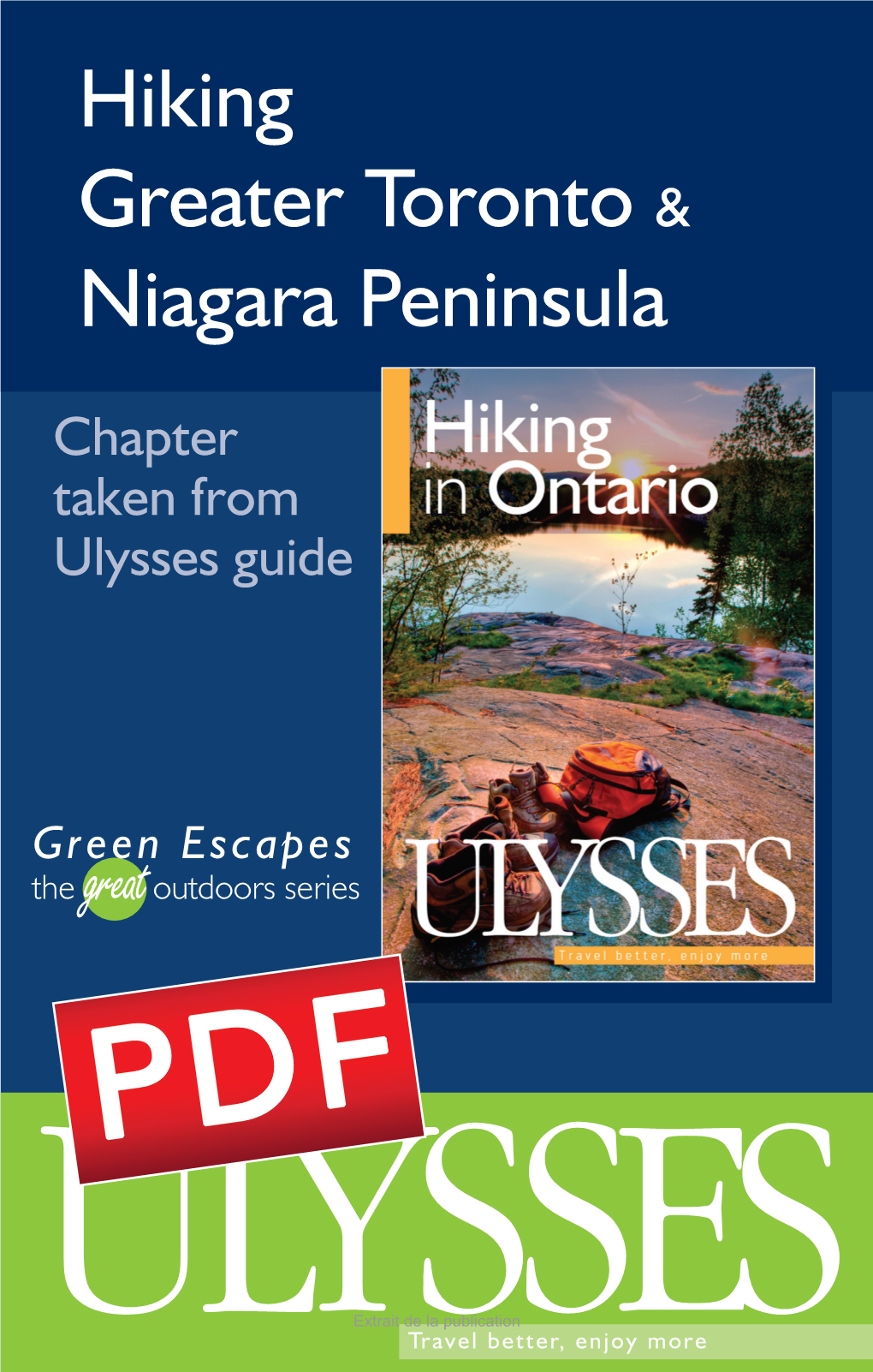 Hiking in Greater Toronto and the Niagara Peninsula