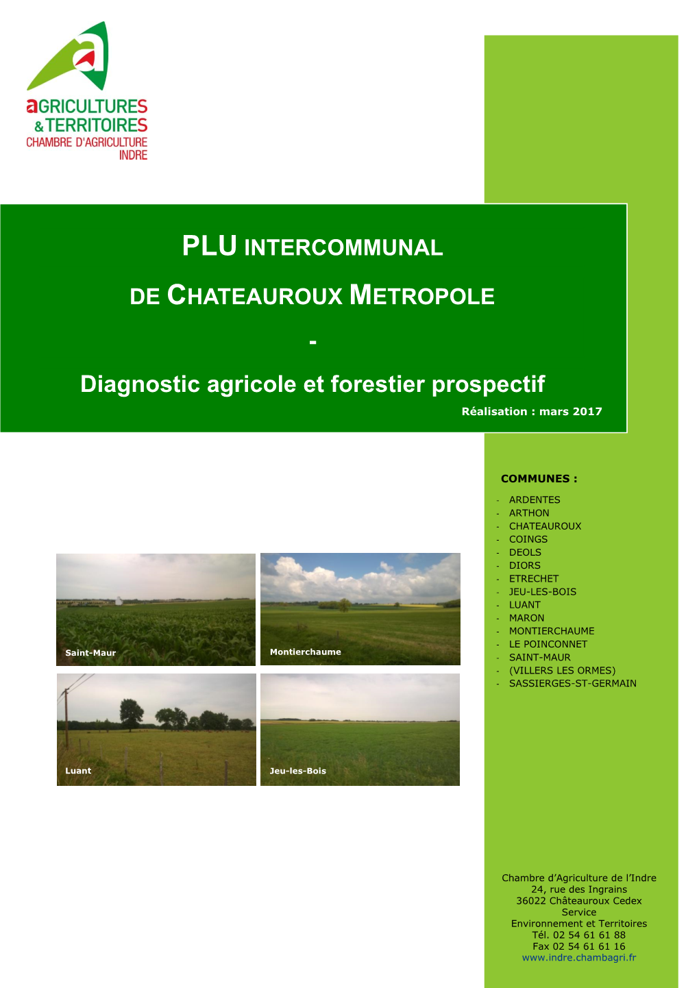 Diagnostic Agricole Et Forestier Prospectif