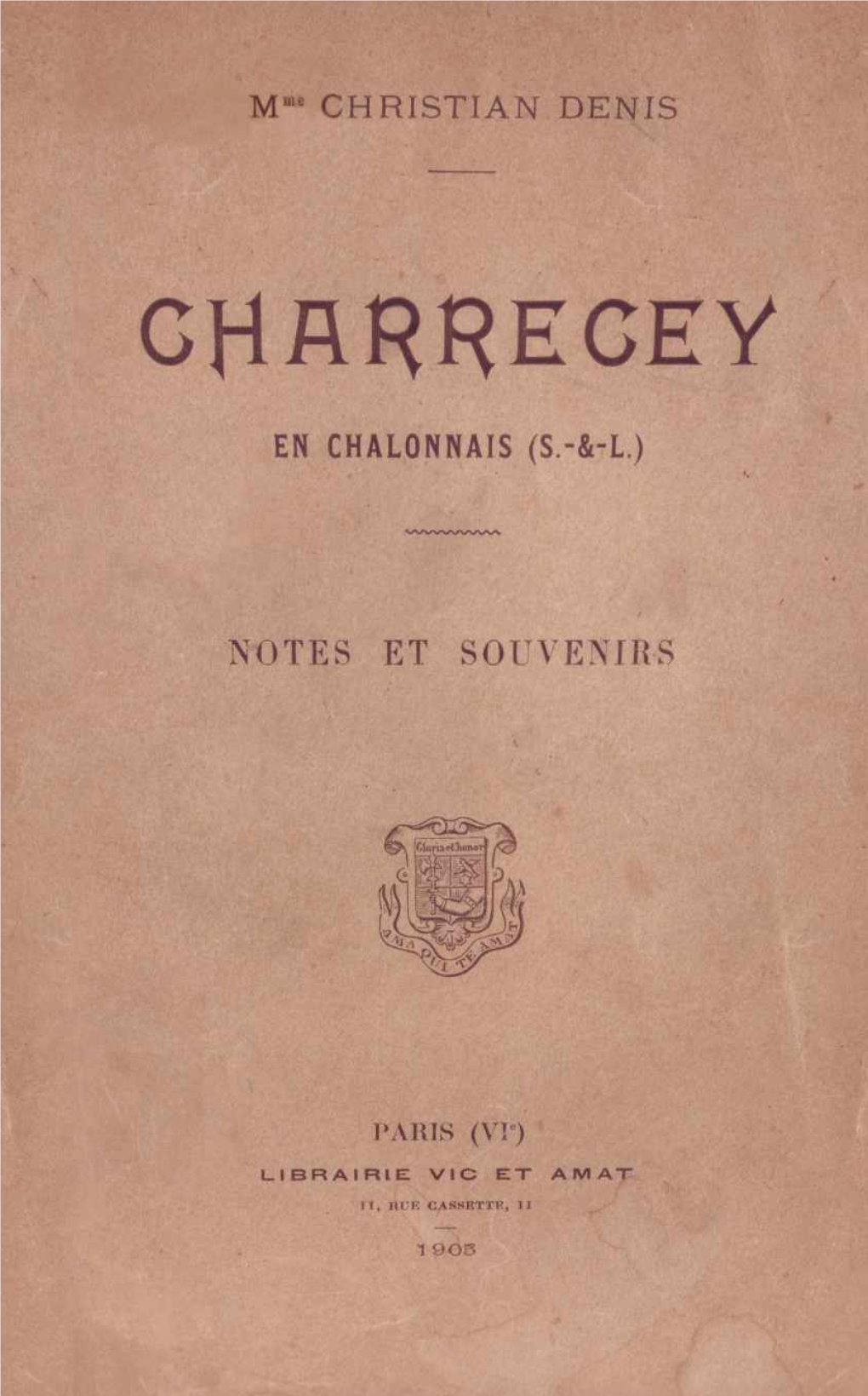 Charrecey En Chalonnais _____