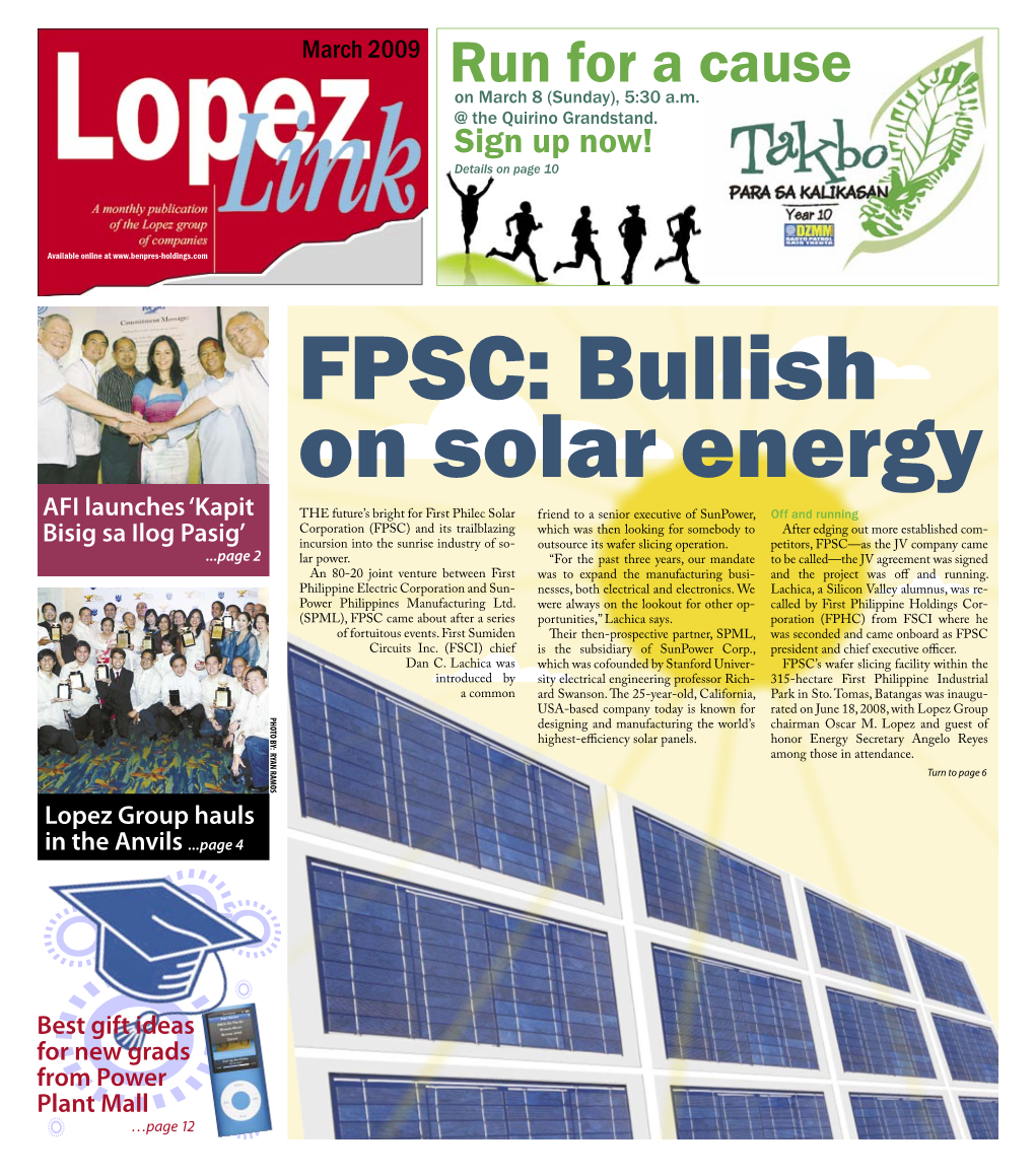 FPSC: Bullish on Solar Energy