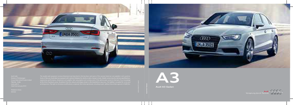 Audi A3 Brochure RAVE