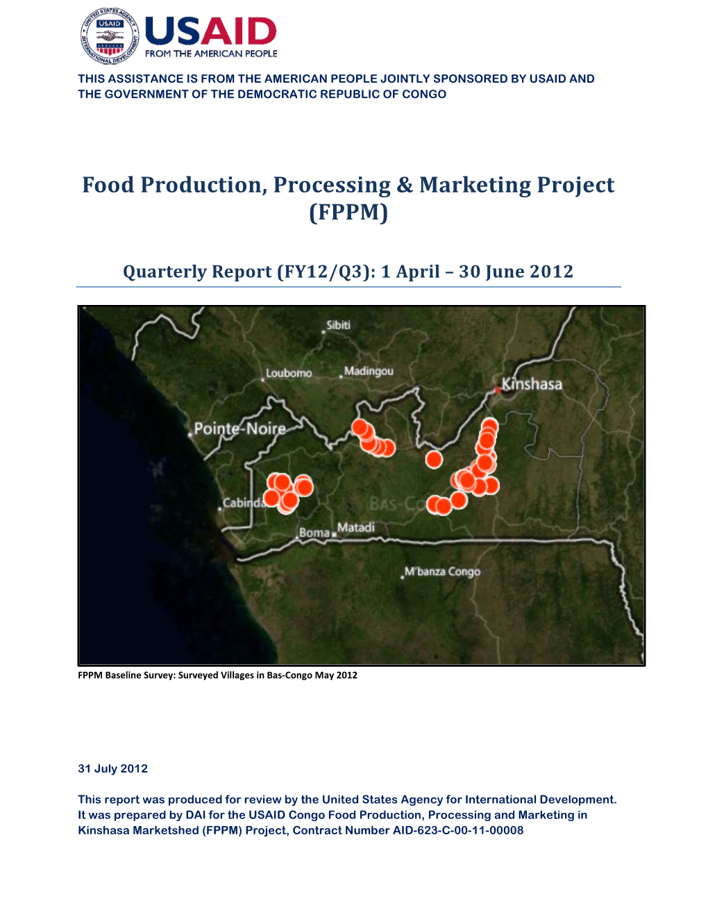 Food Production, Processing & Marketing Project (FPPM)