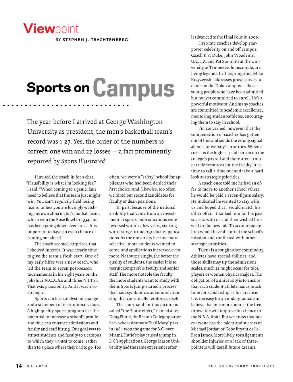 Sports on Campus