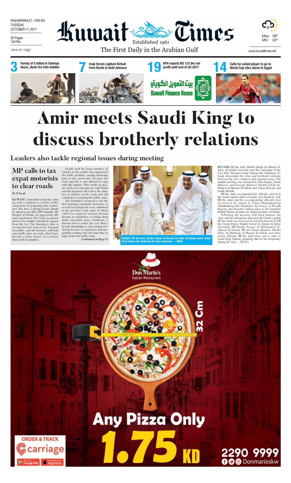 Kuwait Times 16-10-2017.Qxp Layout 1