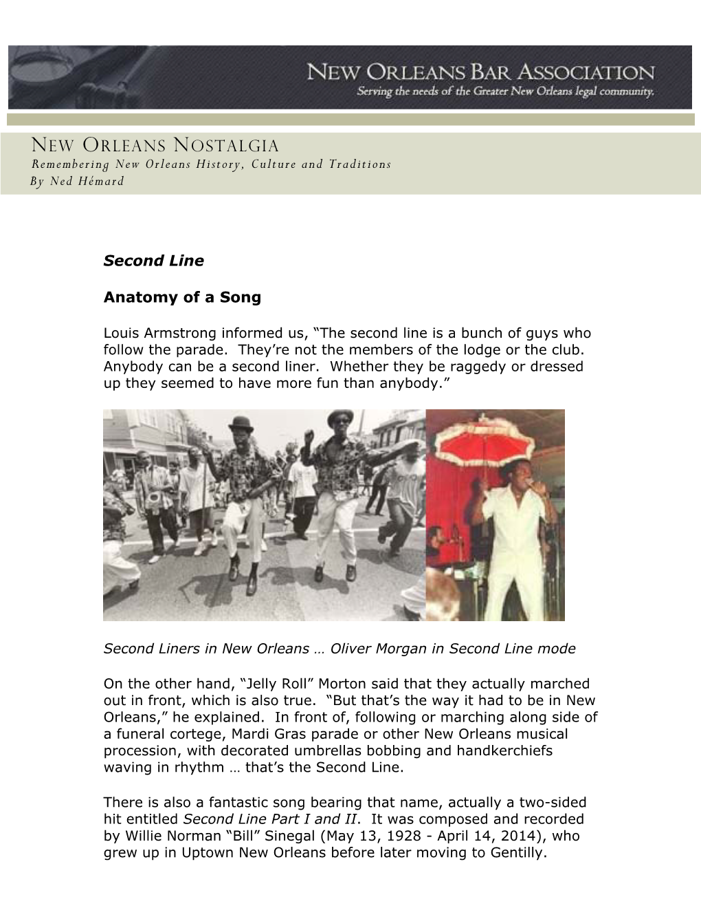 Second Line 10-29.Pdf