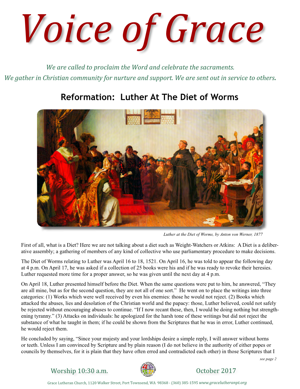 Reformation: Luther at the Diet of Worms