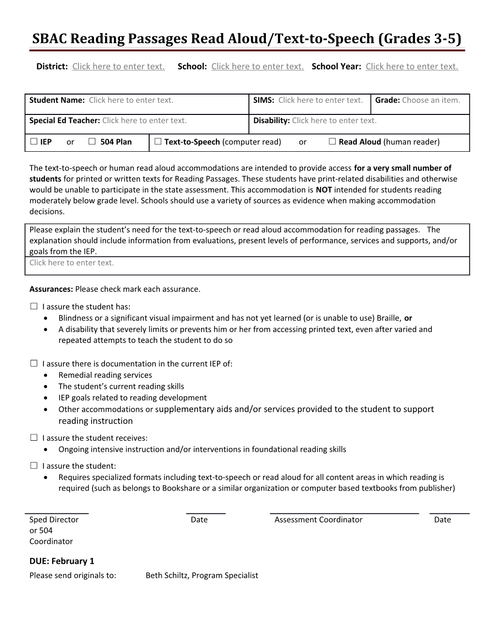 SBAC Reading Passages Read Aloud/Text-To-Speech (Grades 3-5)