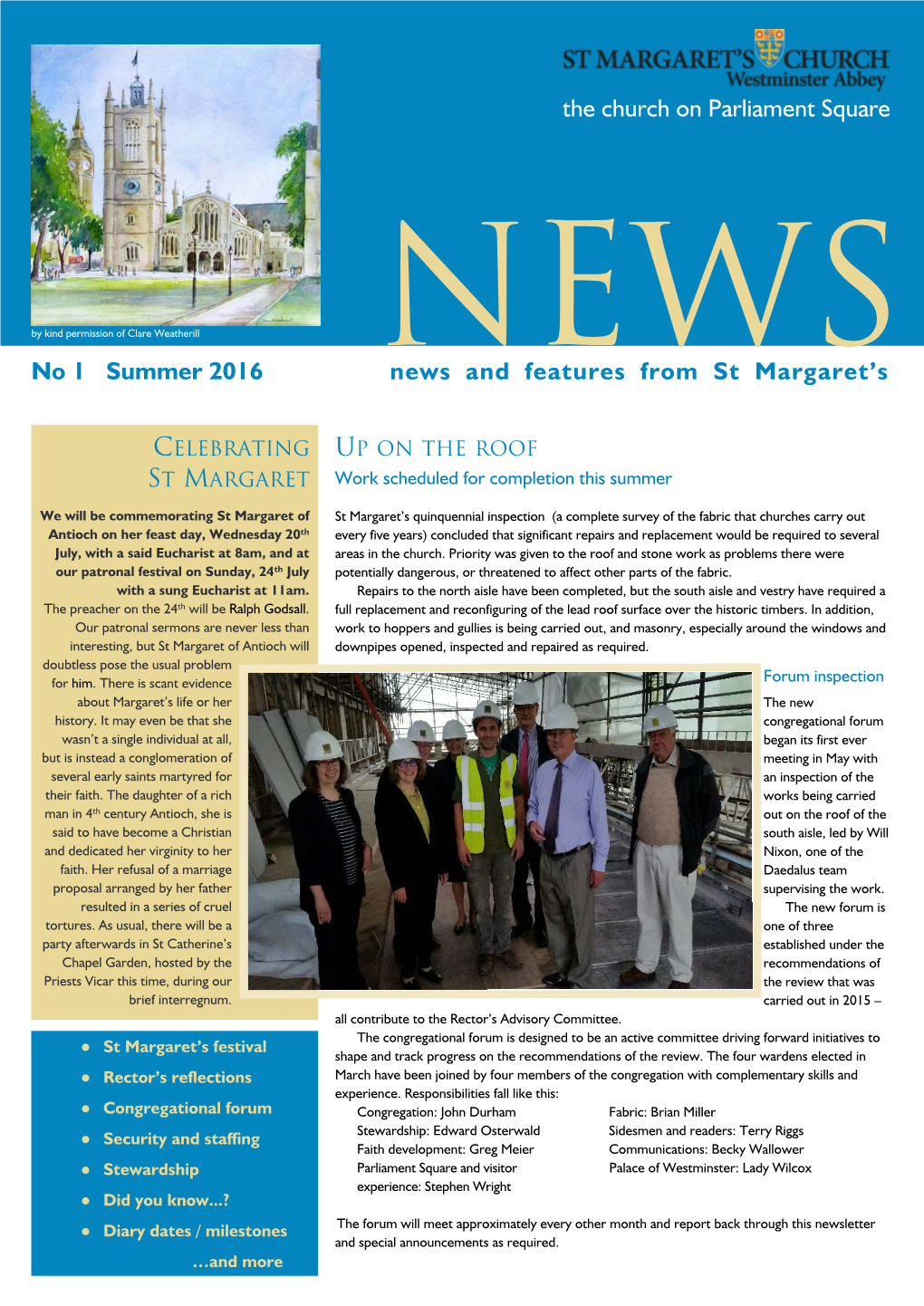 St M Newsletter No 1 Final Amended