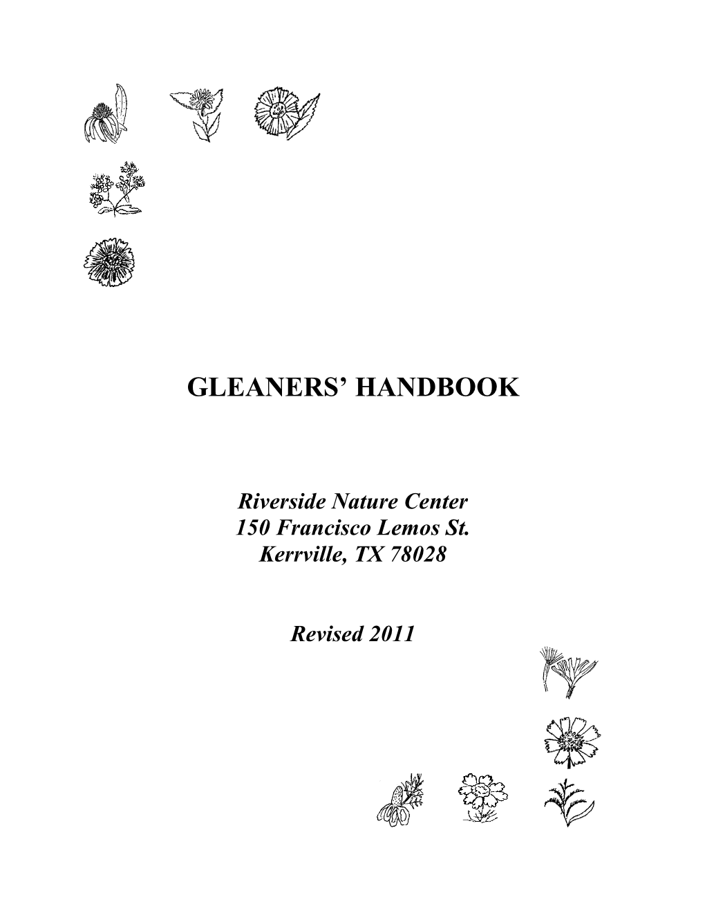 Click This Sentence for Our GLEANER's HANDBOOK