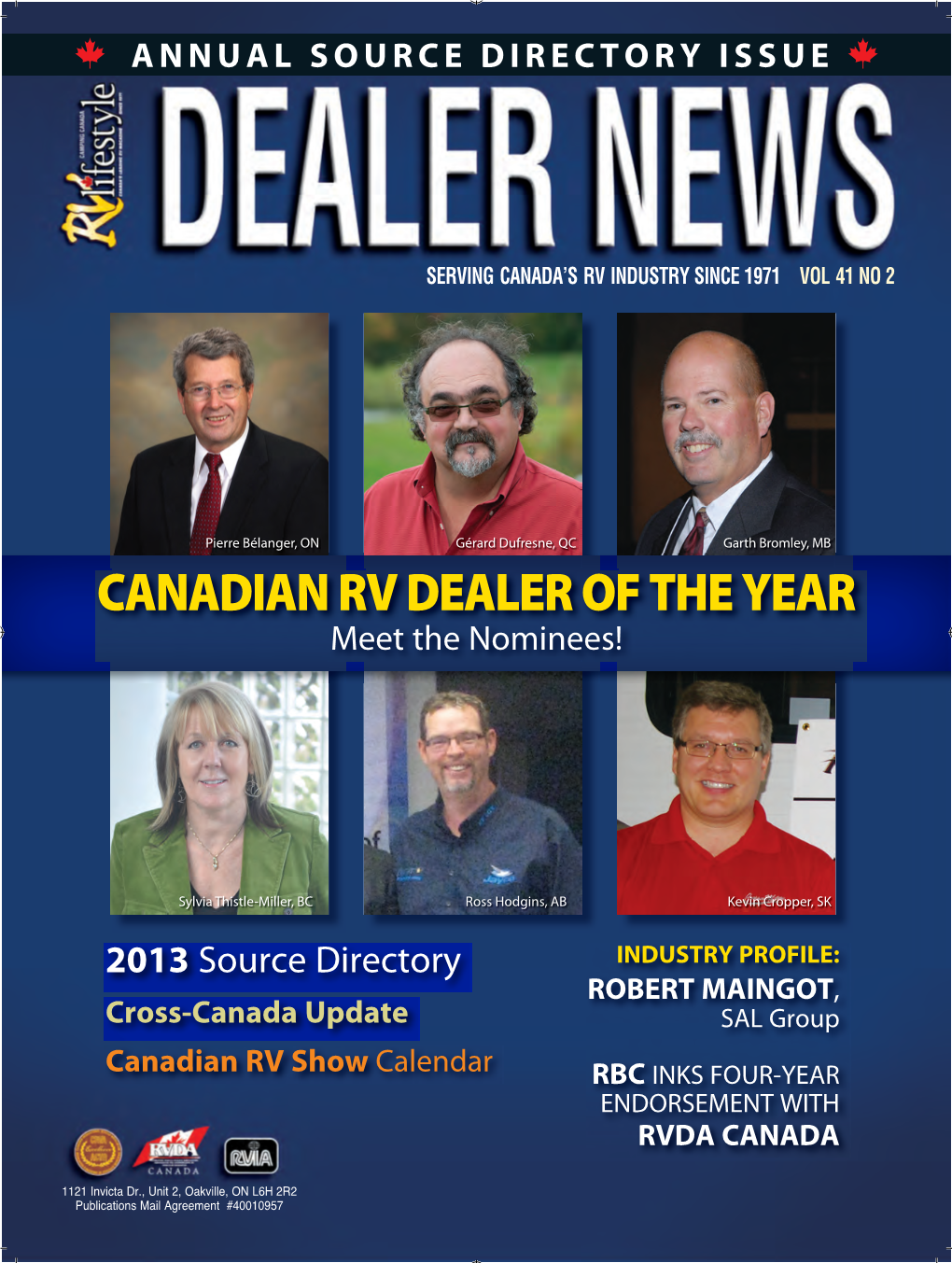 CANADIAN RV DEALER of the YEAR Meet the Nominees!