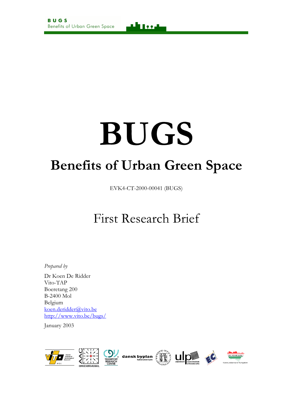 Benefits of Urban Green Space