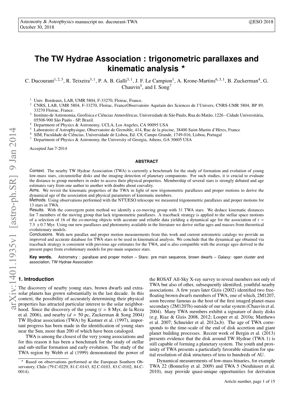 The TW Hydrae Association: Trigonometric Parallaxes And