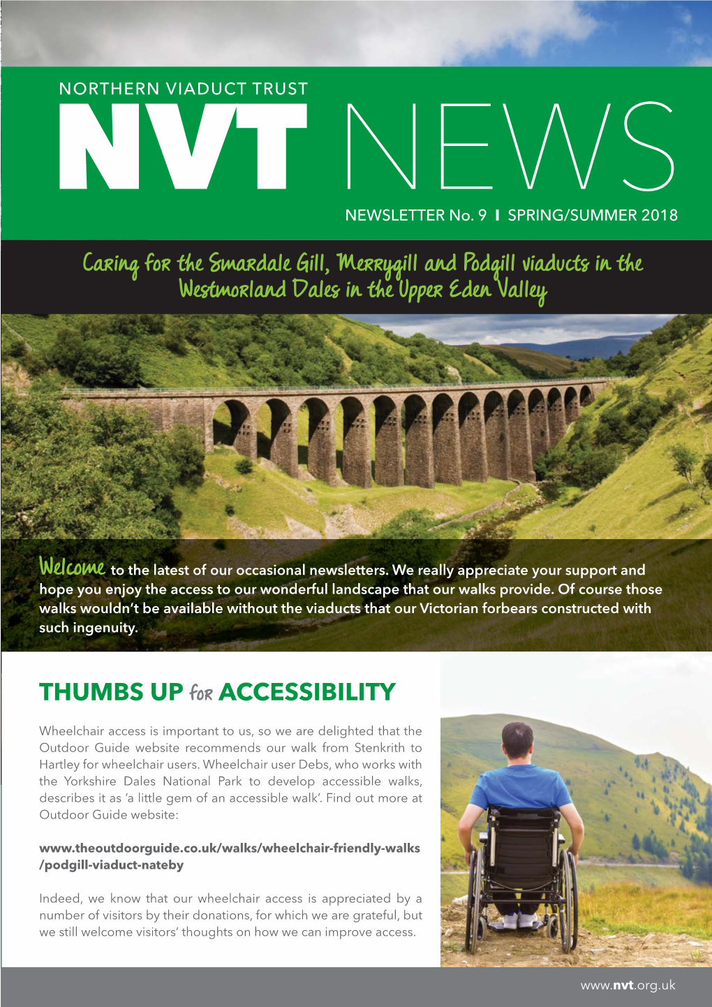 Caring for the Smardale Gill, Merrygill and Podgill Viaducts in the Westmorland Dales in the Upper Eden Valley