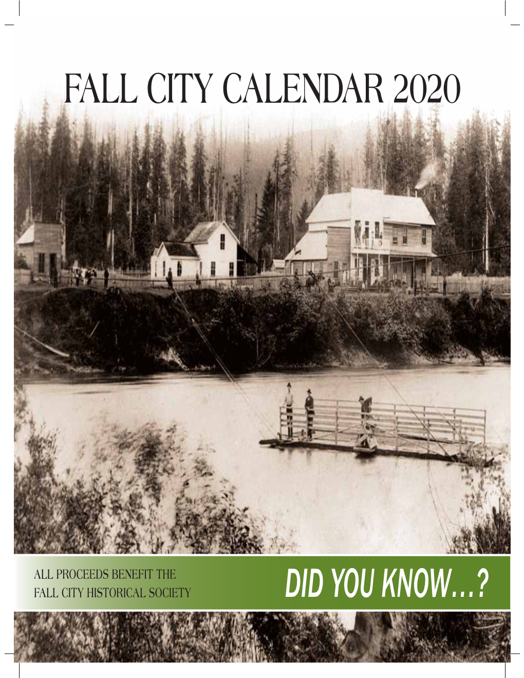 Fall City Calendar 2020