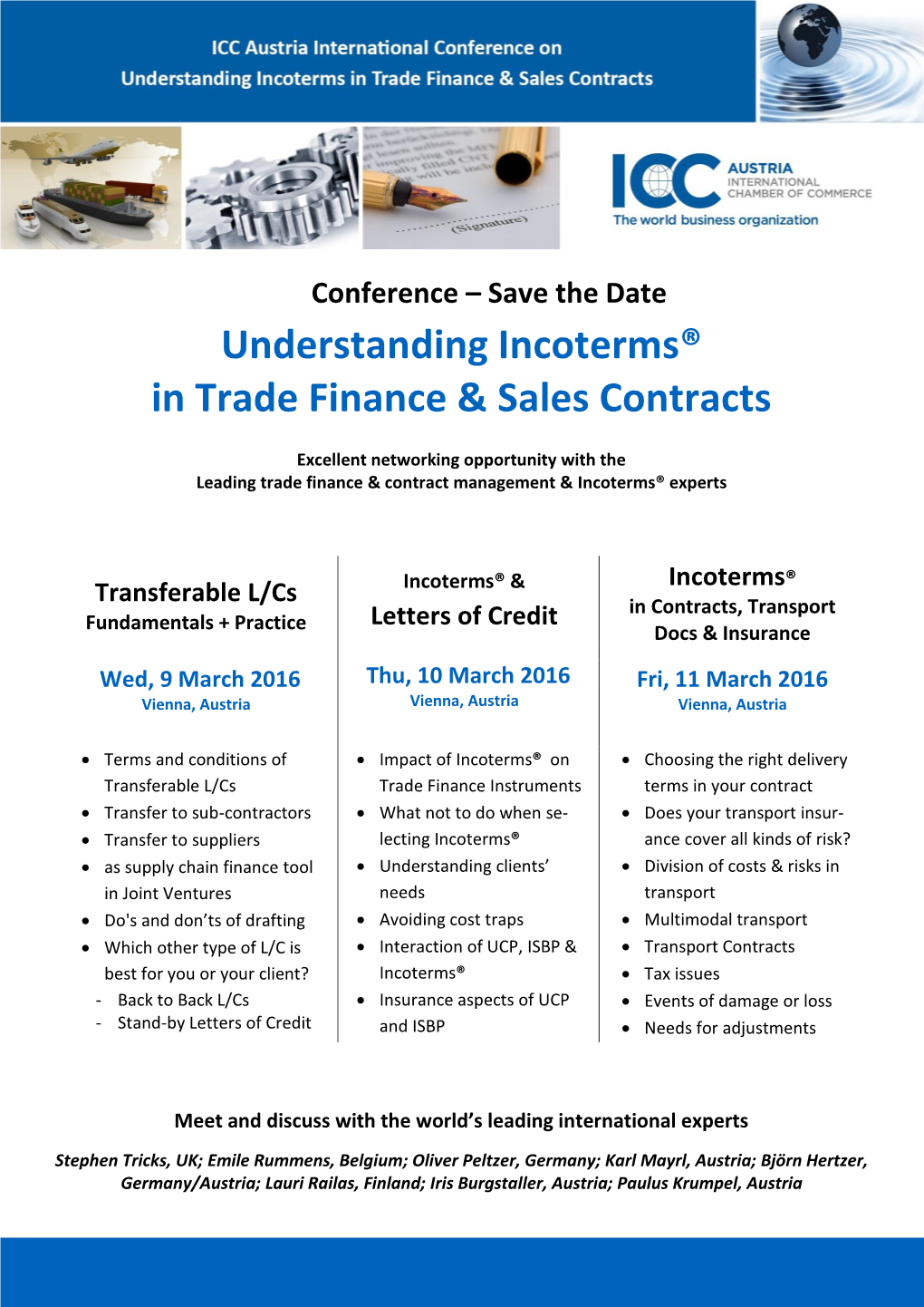 Understanding Incoterms® in Trade Finance & Sales Contracts