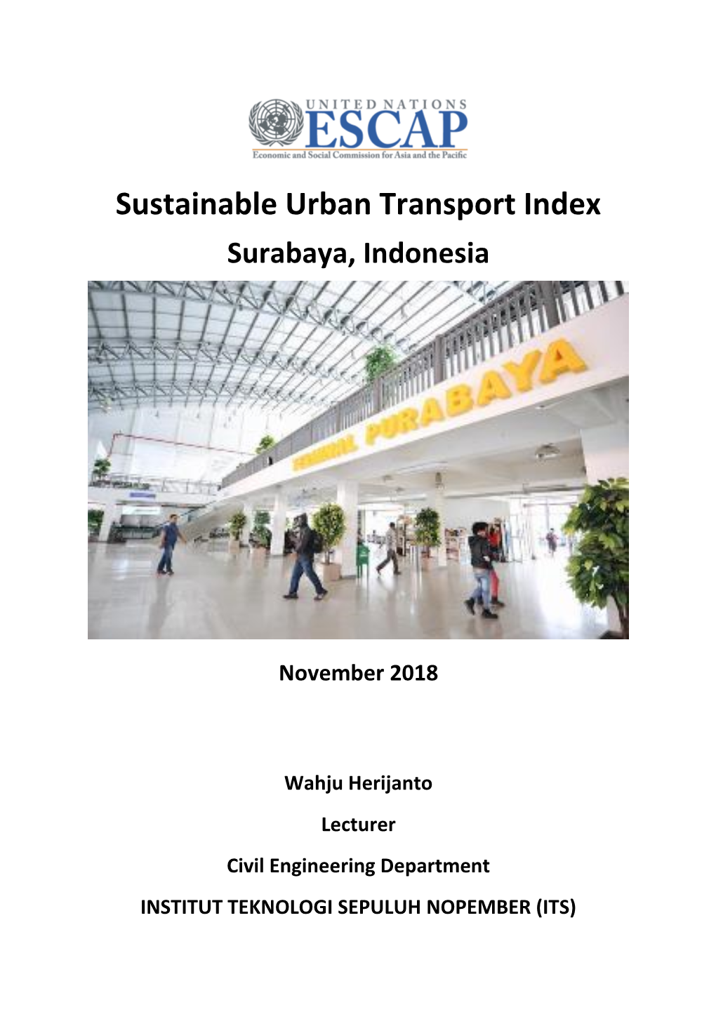 Sustainable Urban Transport Index