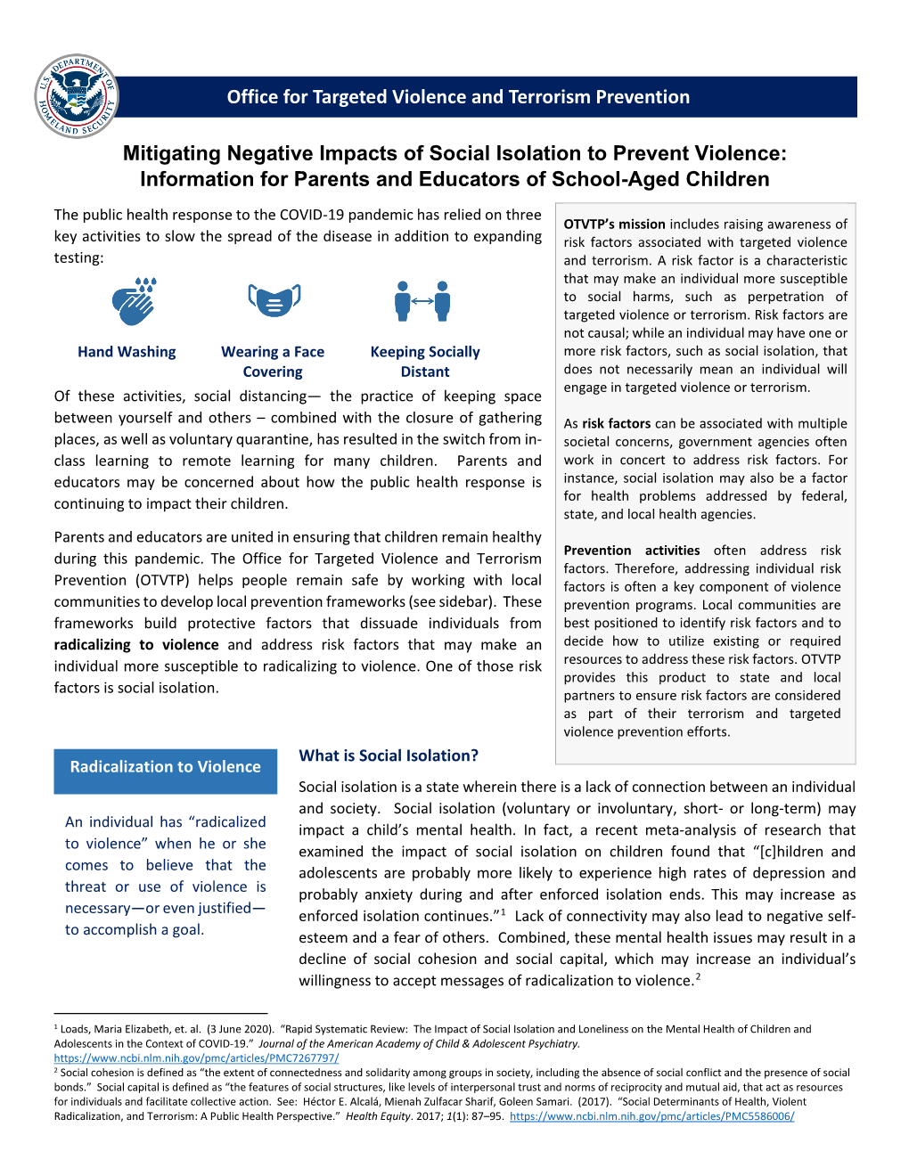 Mitigating Social Isolation in Youth