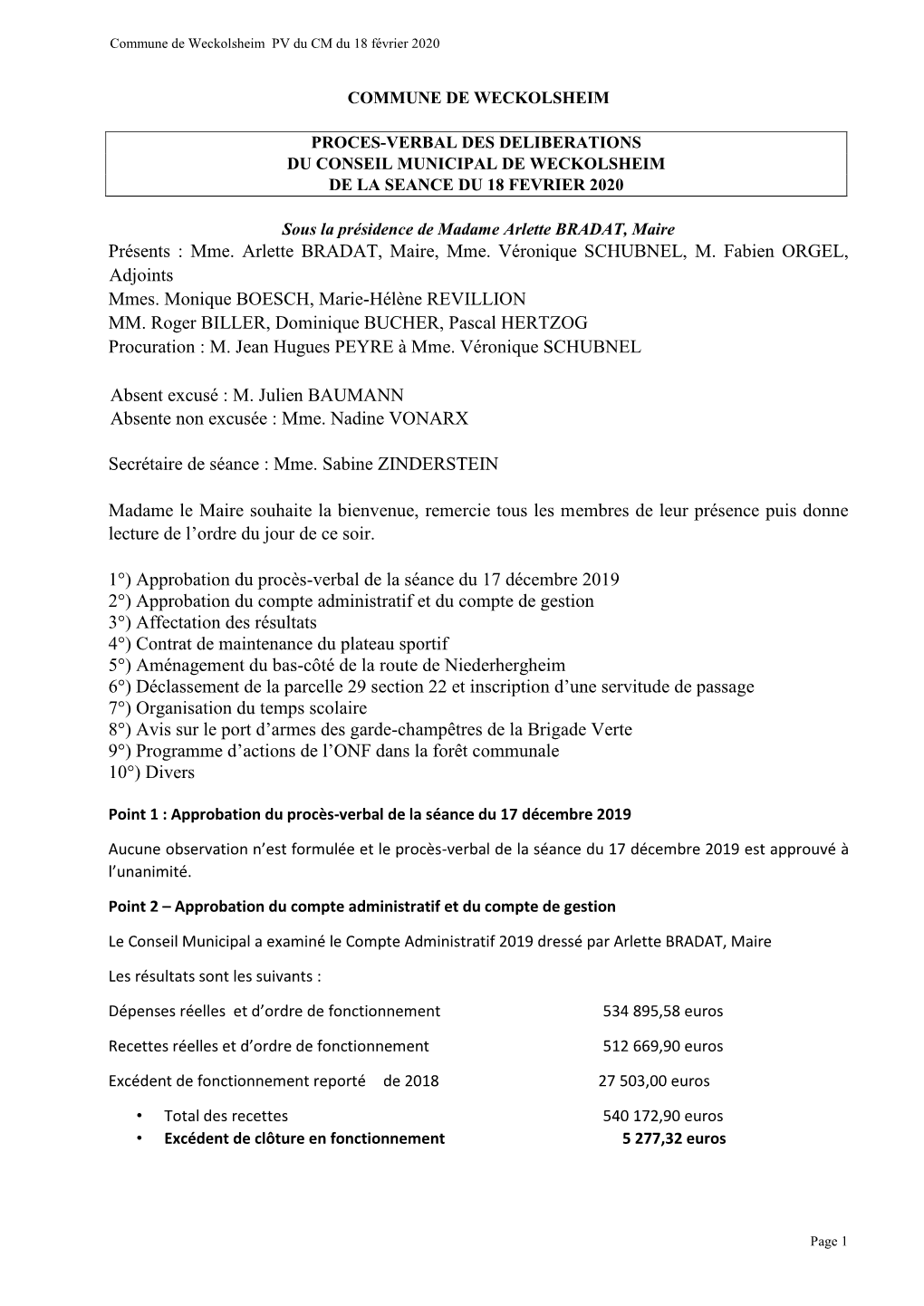 Compte-Rendu Du 18 Février 2020 Télécharger