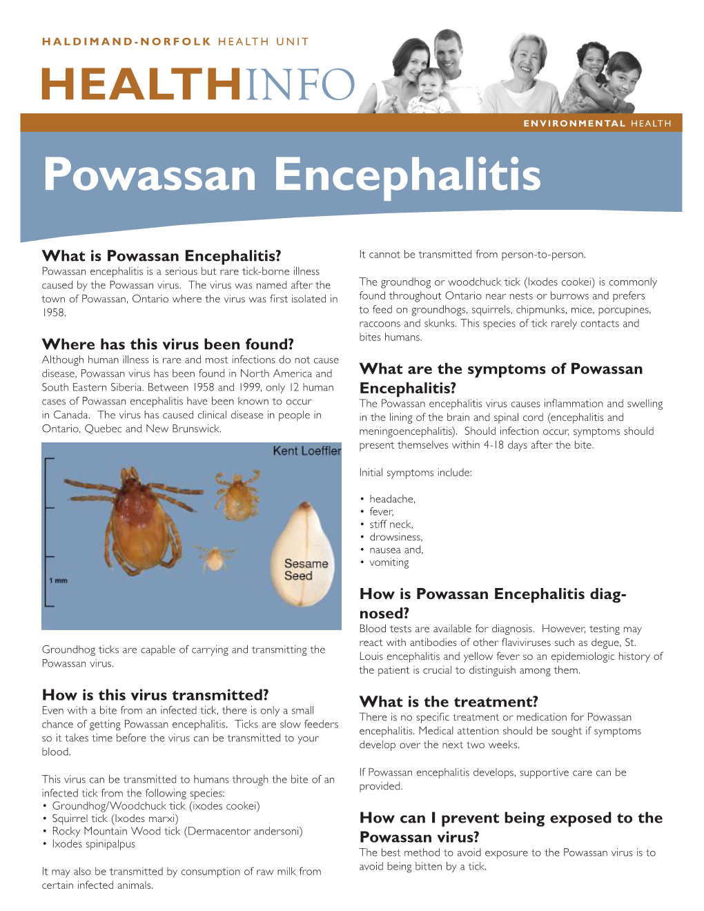 Powassan Encephalitis