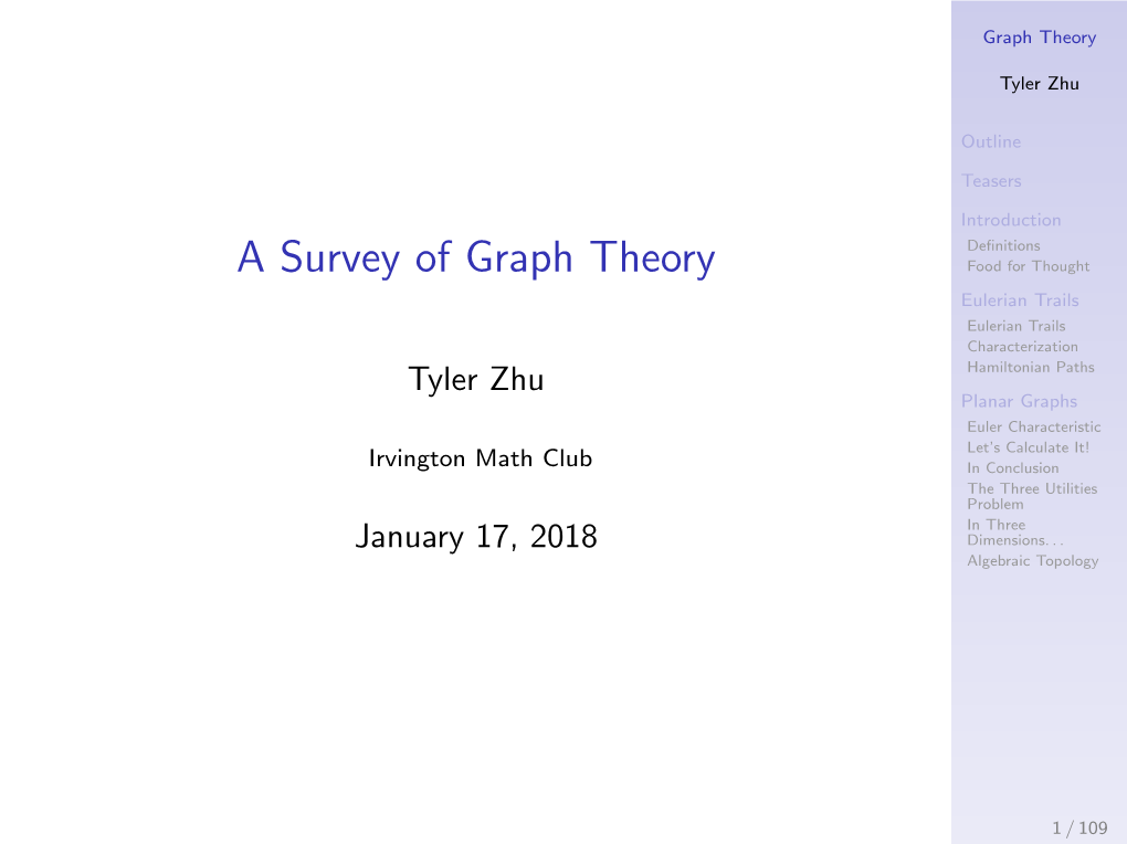 Graph Theory