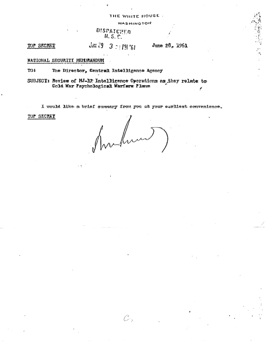 John F Kennedy UFO Files