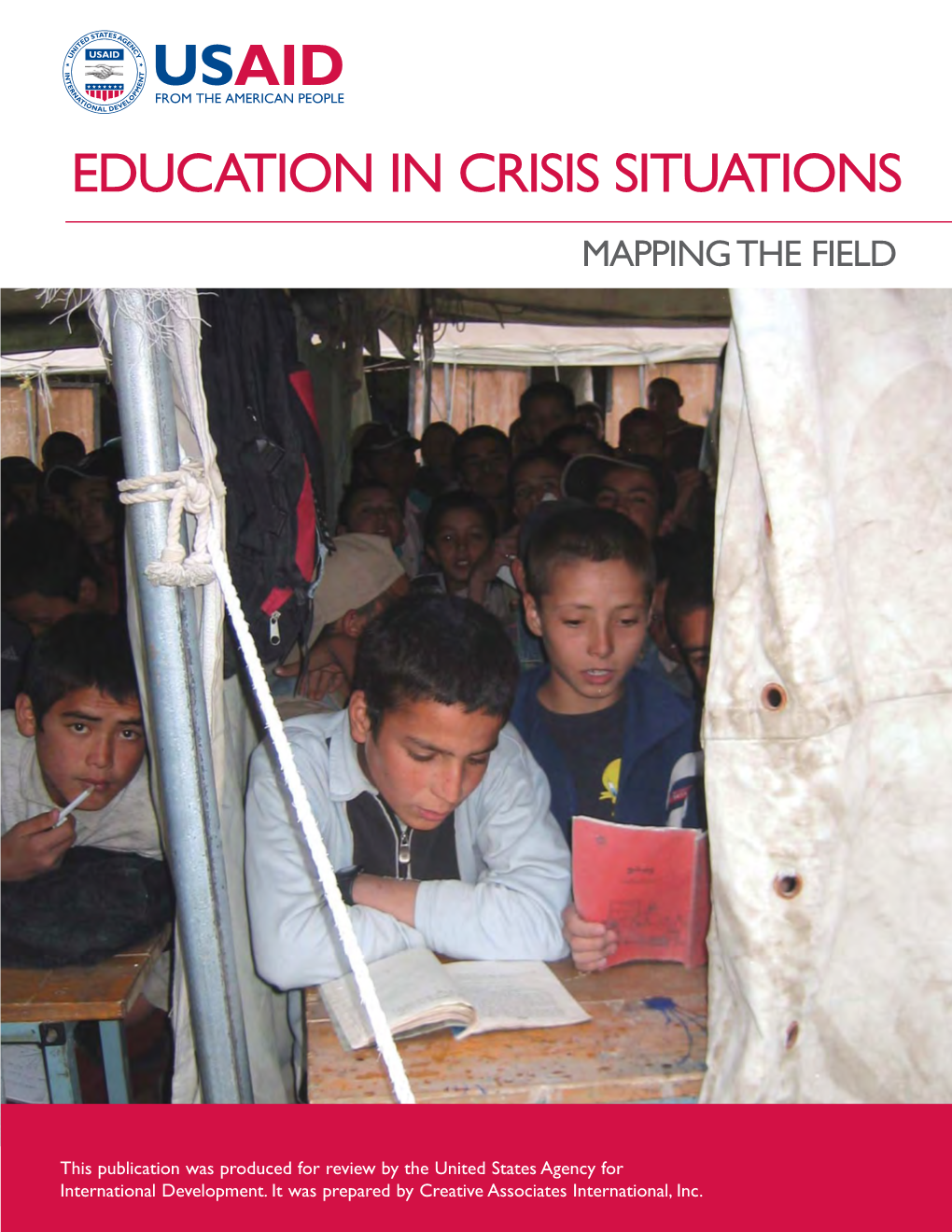 Education in Crisis Situations Mapping the Field