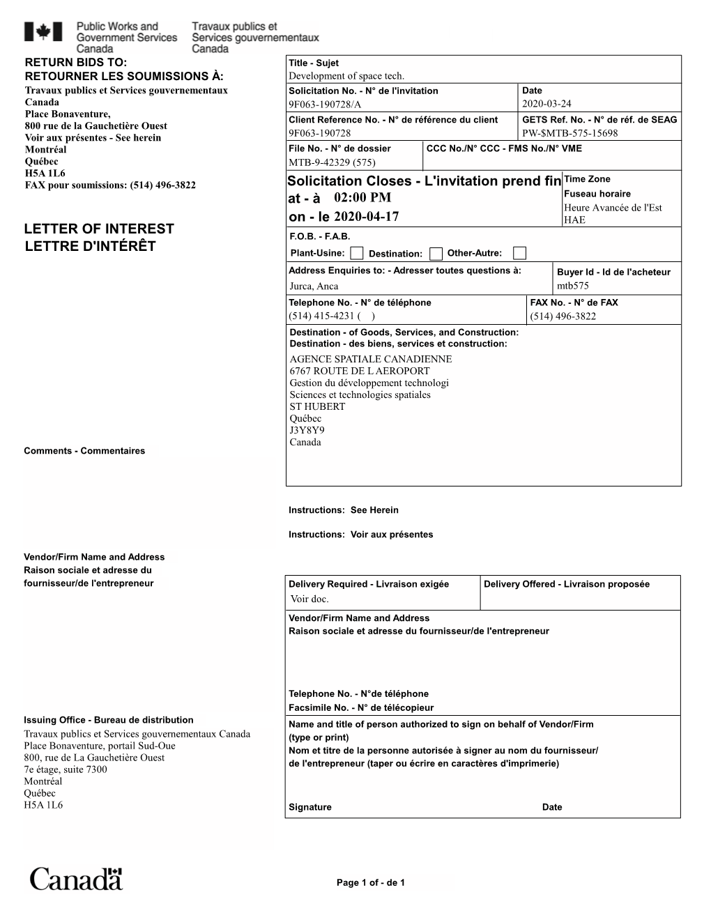 LOI RFP 19 Final