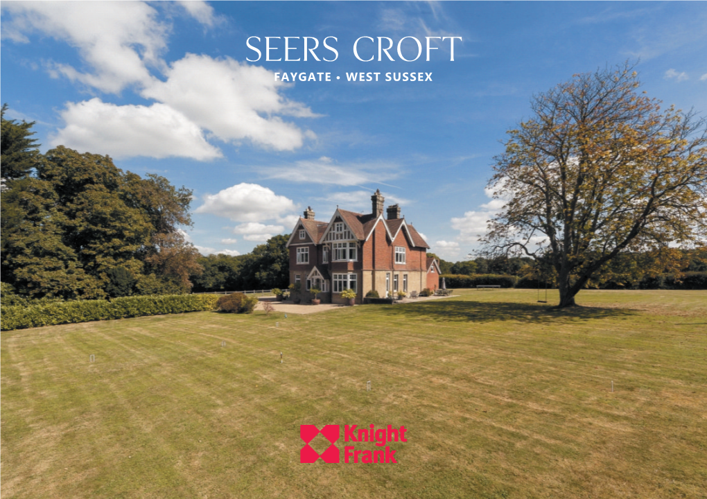 Seers Croft Brochure