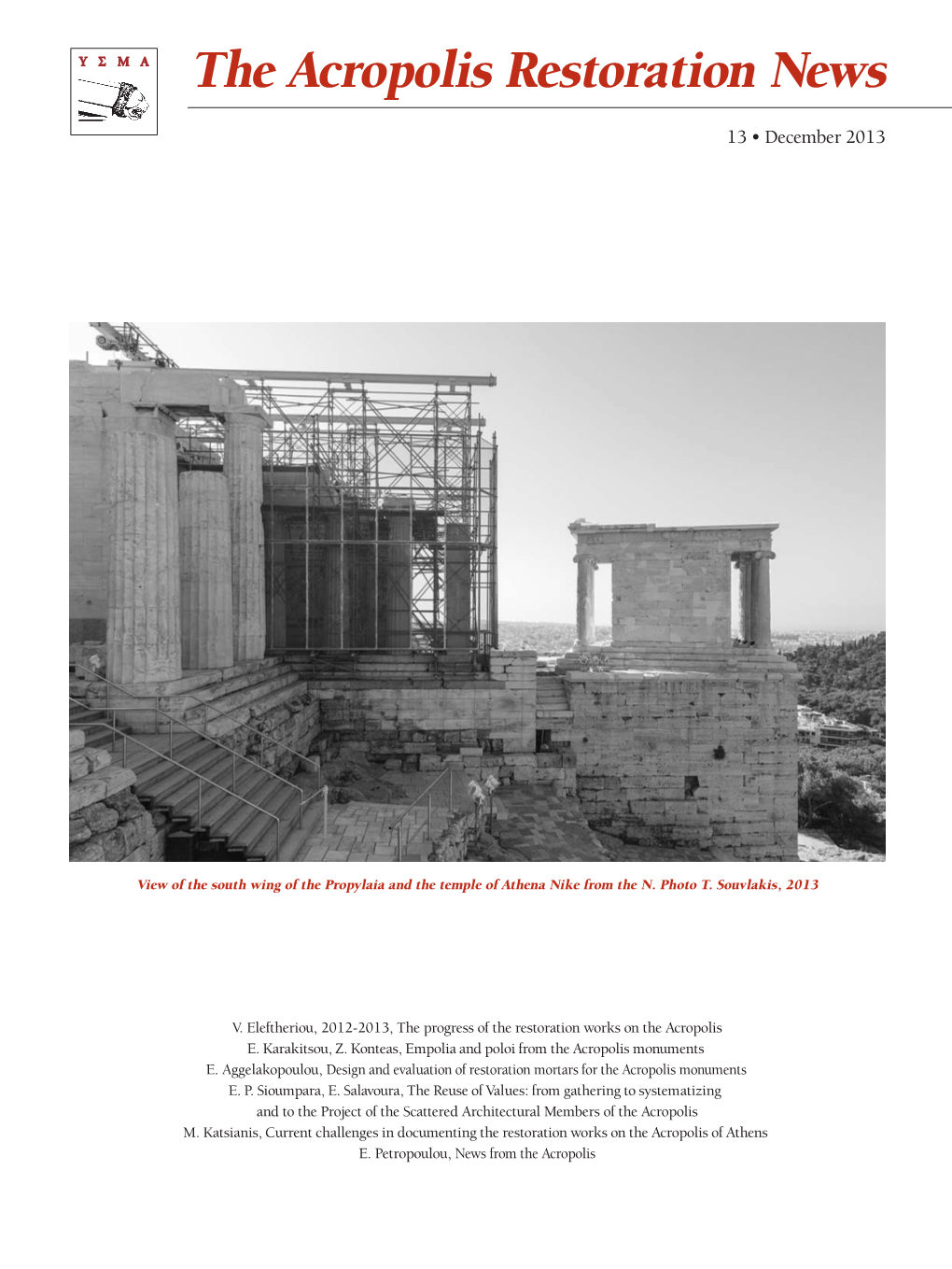The Acropolis Restoration News