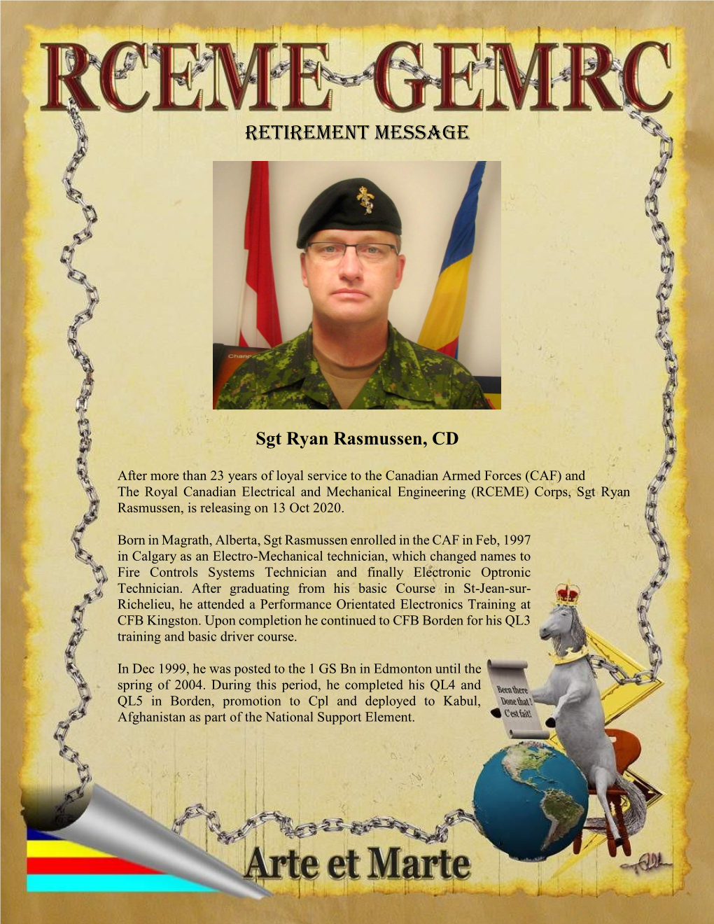 Sgt Rasmussen