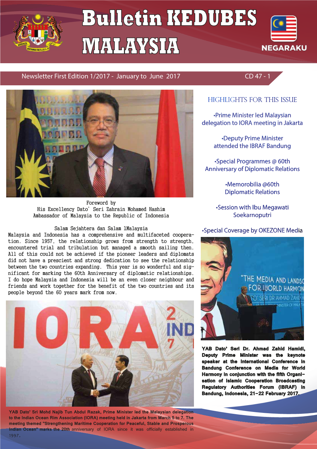Newsletter Kedubes Malaysia Versi 1