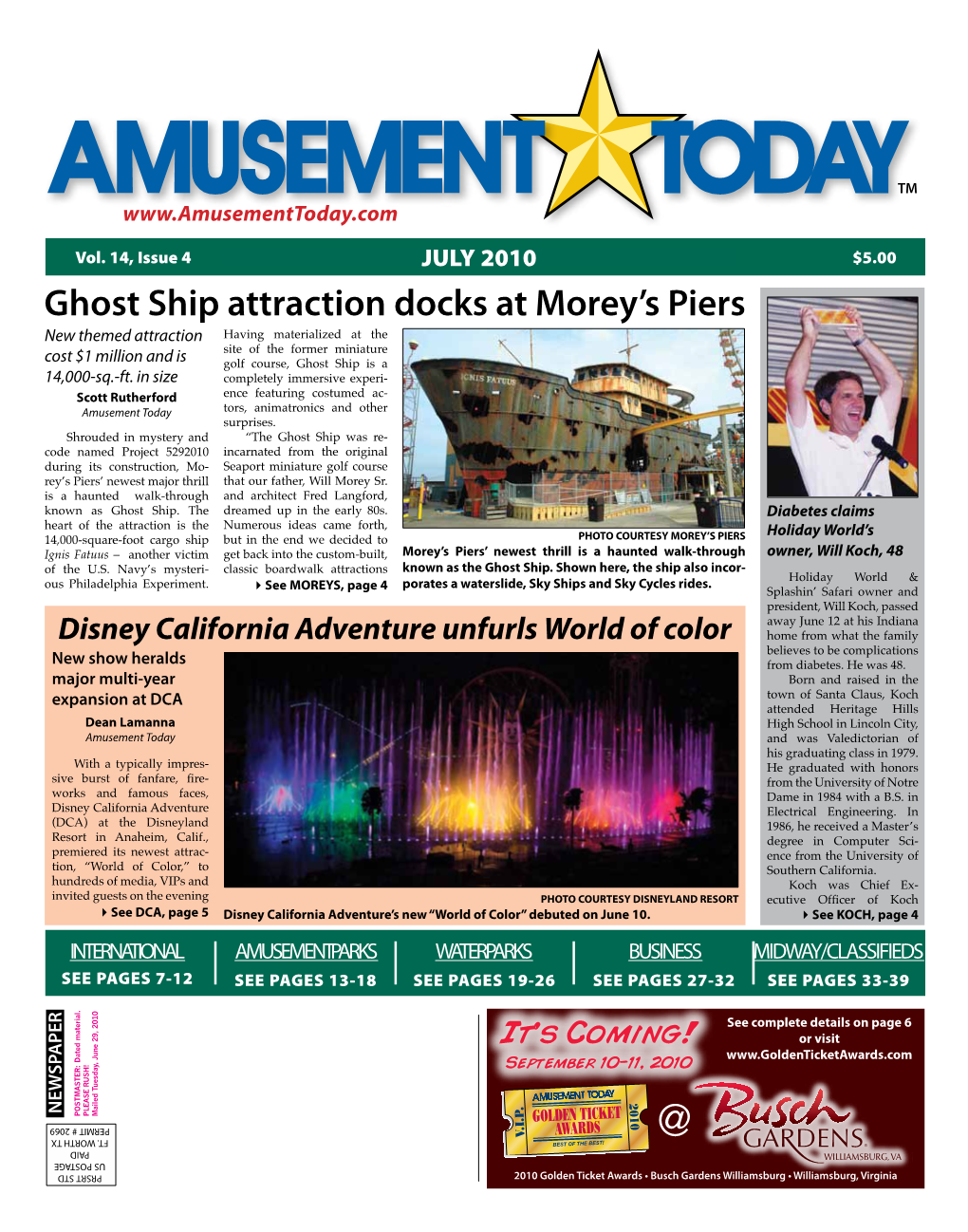 Ghost Ship Attraction Docks at Morey's Piers