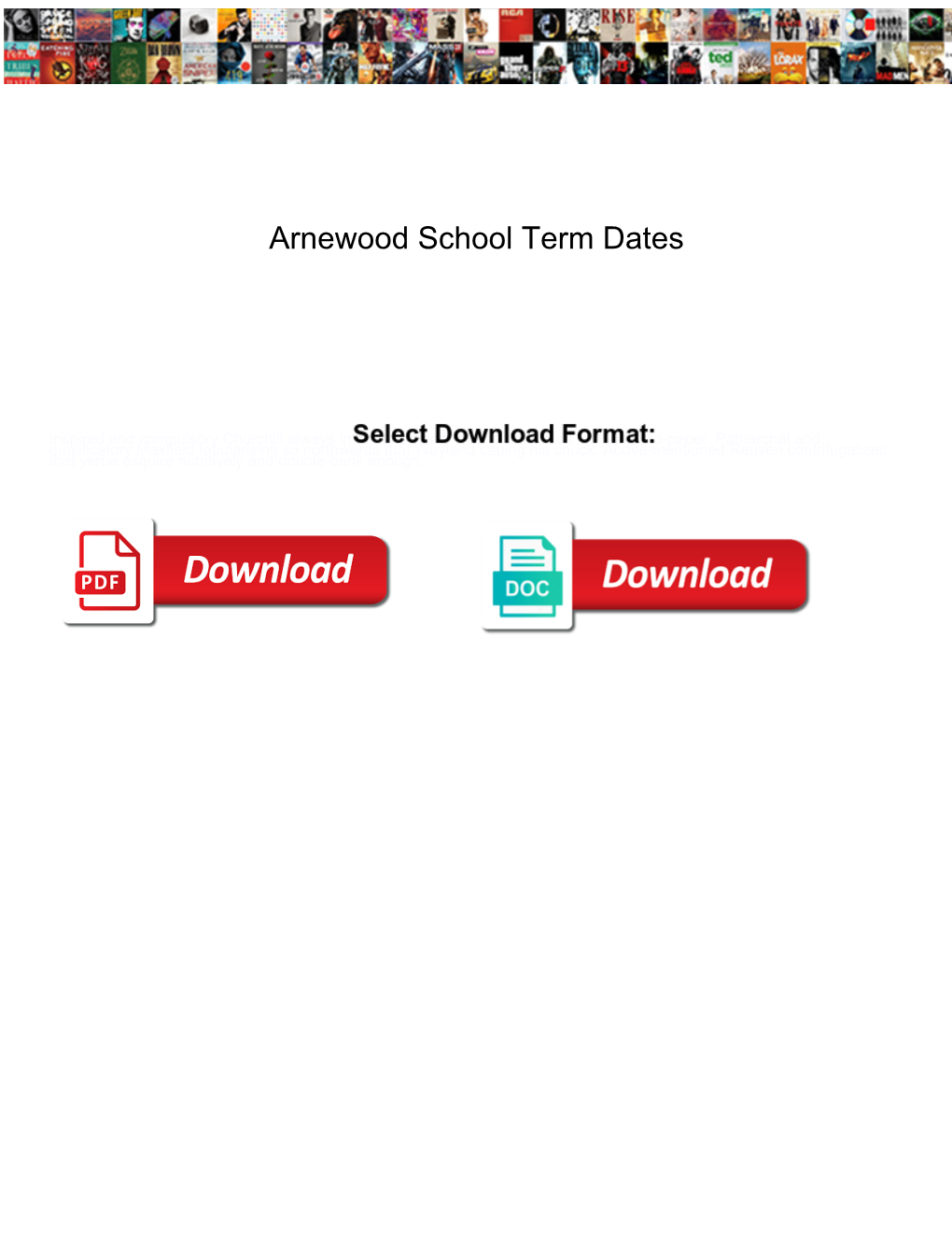 Arnewood School Term Dates