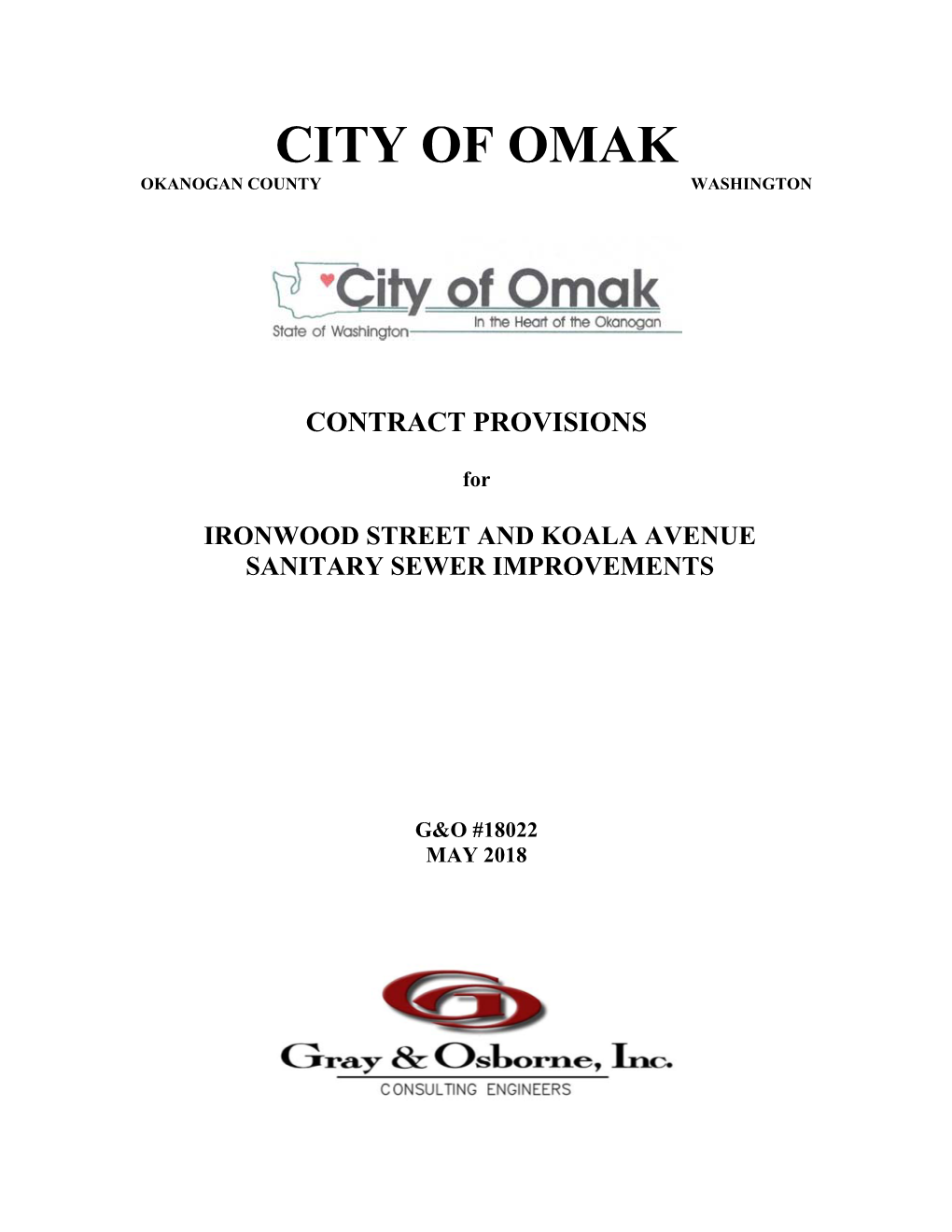 City of Omak Okanogan County Washington