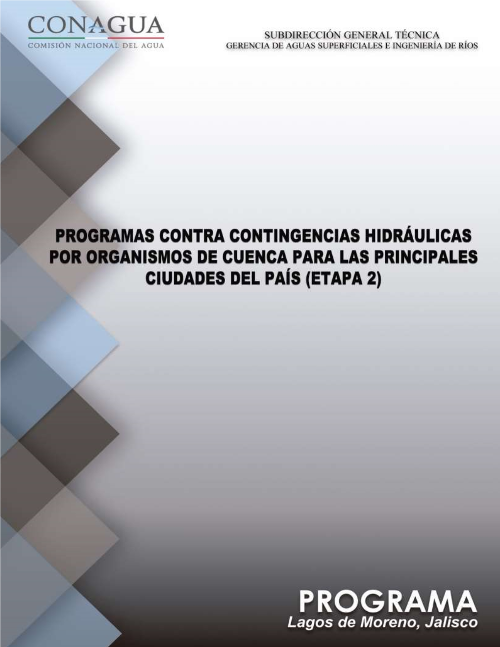 Programa Contra Contingencias Hidráulicas Para La Zona Urbana De Lagos De Moreno, Jalisco