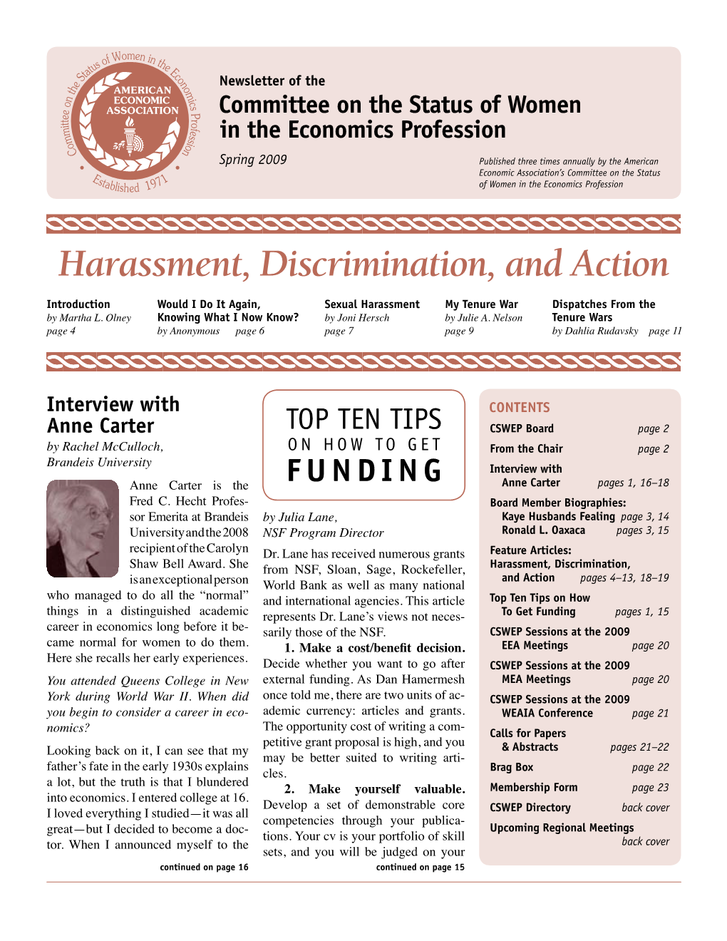 Harassment, Discrimination, and Action