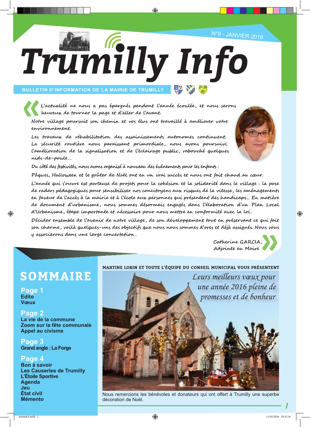Trumilly Info BULLETIN D’INFORMATION DE LA MAIRIE DE TRUMILLY