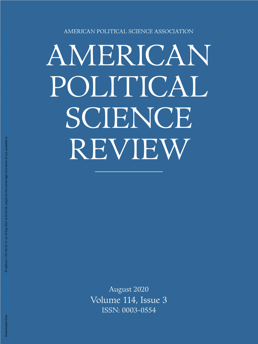 American Political Science Review