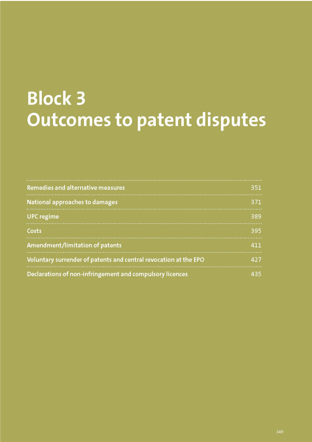 Patent Litigation A-Z: Block 3
