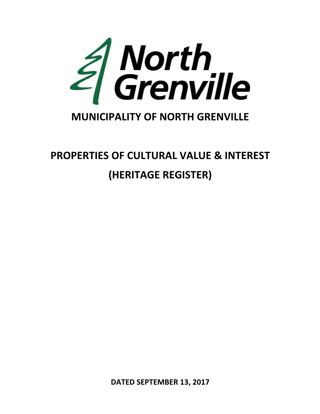 Municipality of North Grenville