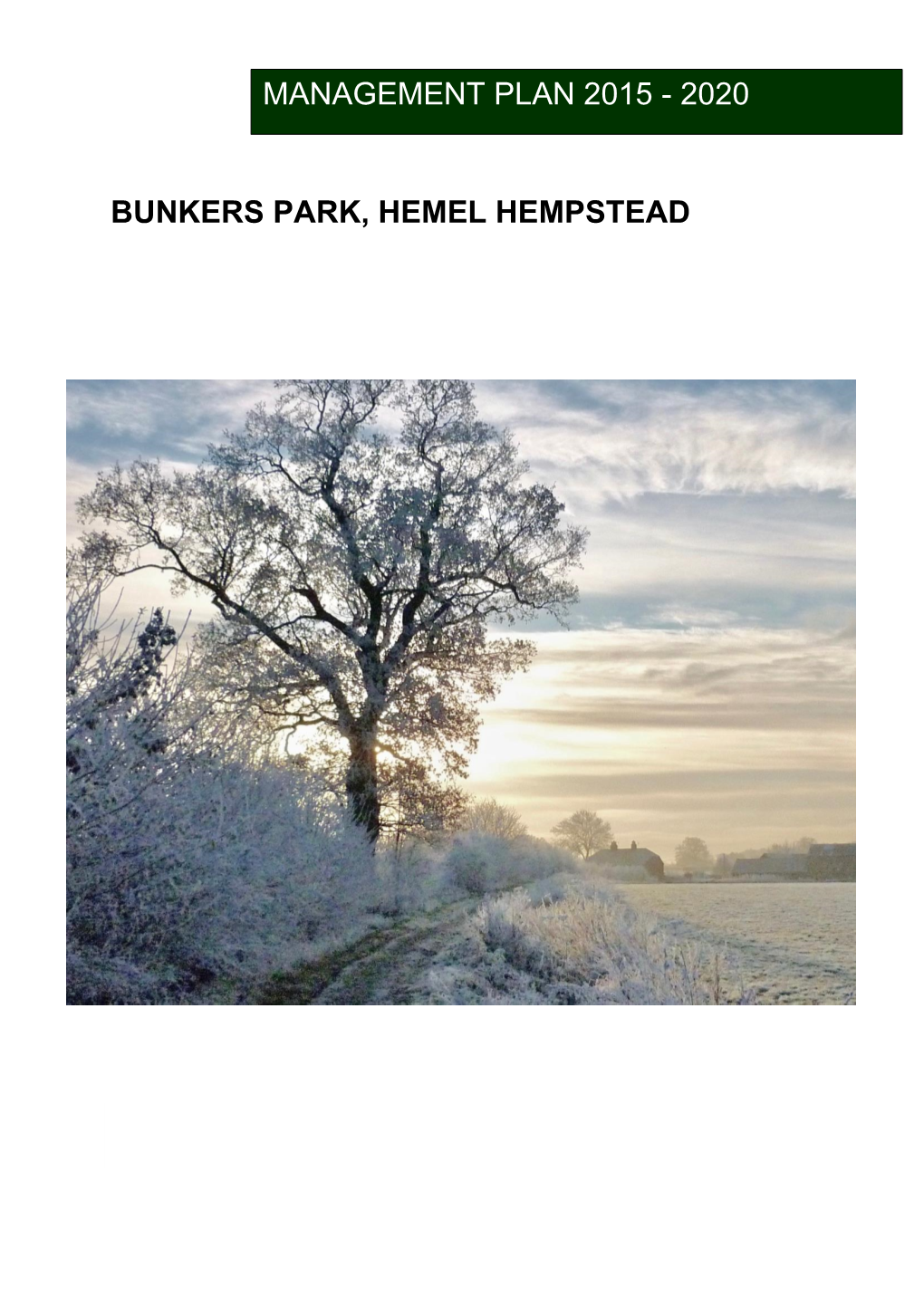 Bunkers Park, Hemel Hempstead