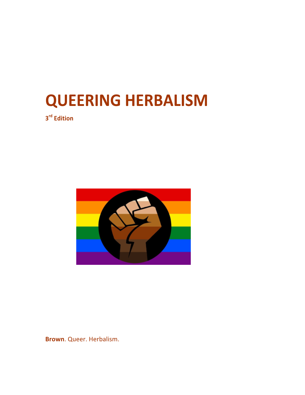 QUEERING HERBALISM 3Rd Edition