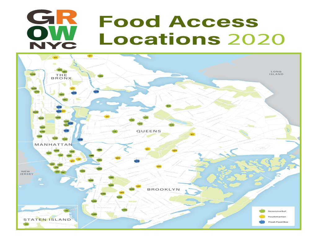 Food Access Locations 2020