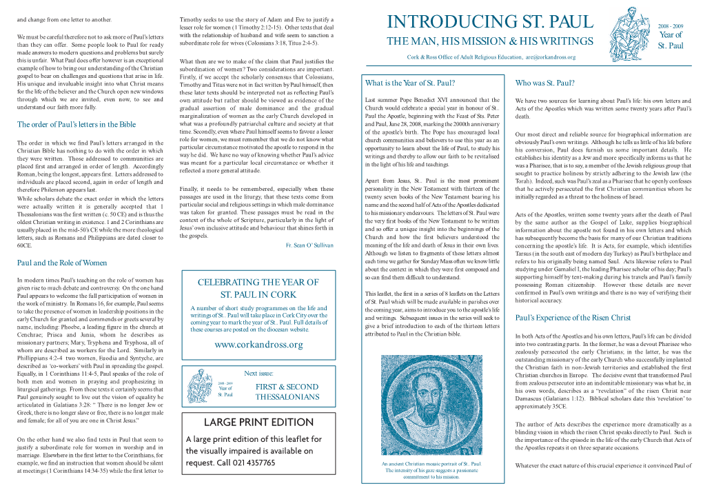 Introducing St. Paul